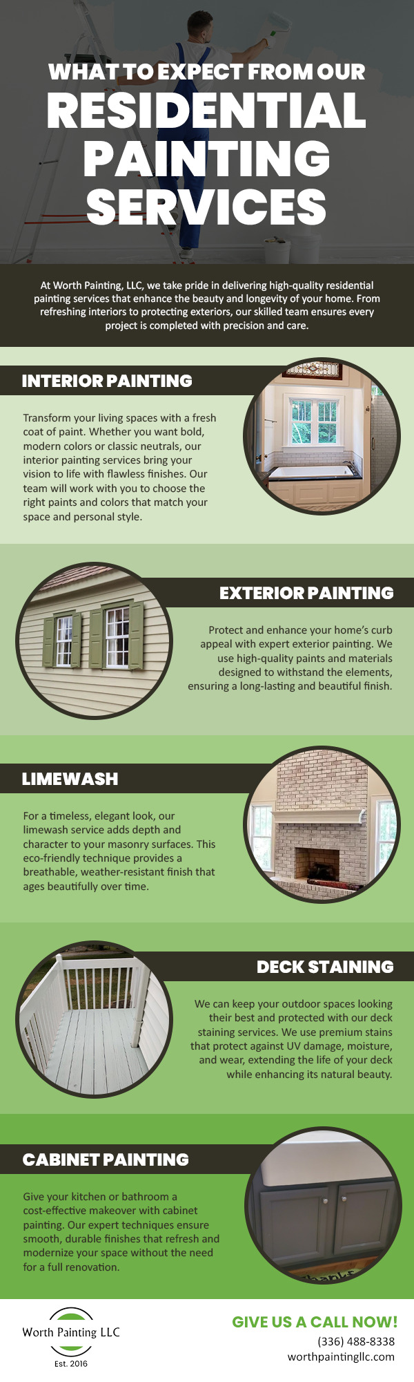 What to Expect from Our Residential Painting Services [infographic]
