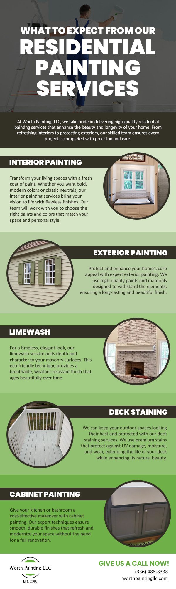 Enhance the beauty and longevity of your home with professional painting.