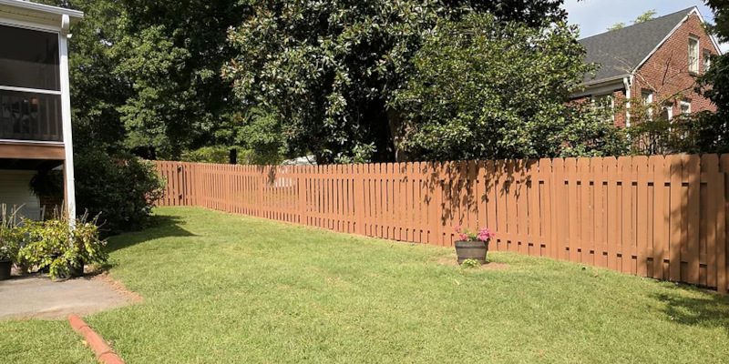 Fence Staining in Clemmons, North Carolina